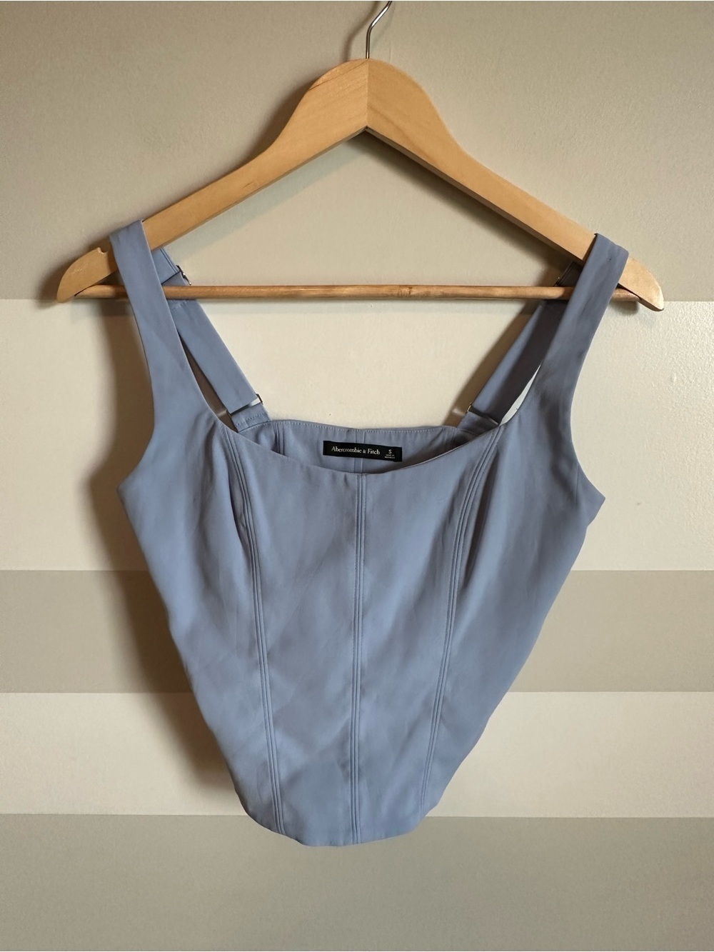 Abercrombie Corset Top Blue
